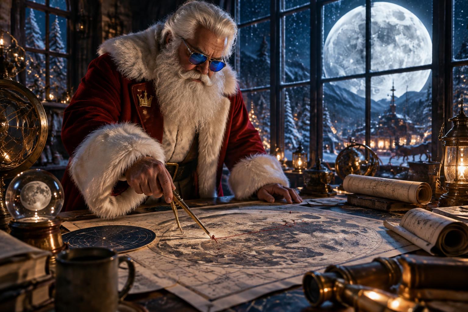 Plotting the ascent — SantaMoon sighting