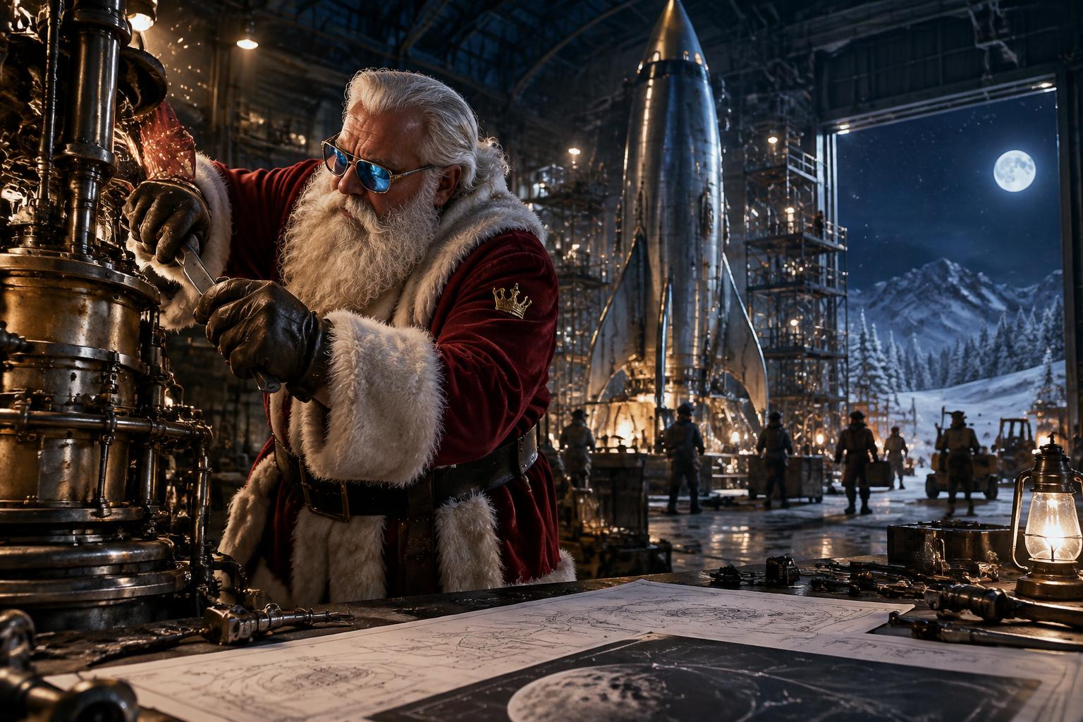 Building the ride — SantaMoon sighting
